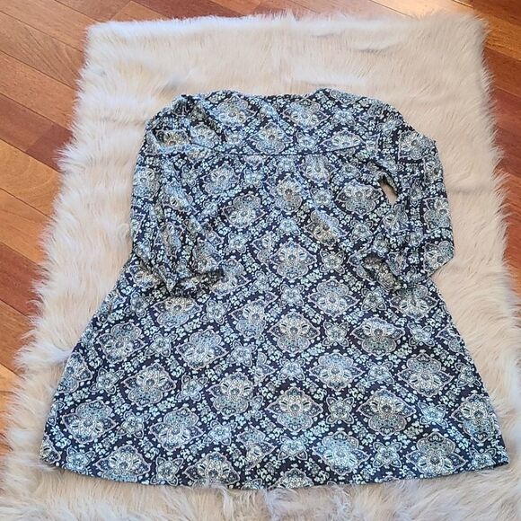 American‎ eagle womens blue button front dress size small - Picture 5 of 5